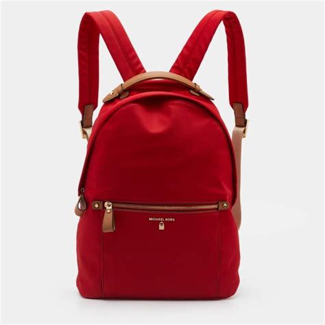 large kelsey backpack michael kors|MICHAEL Michael Kors Kelsey Large Nylon Backpack .